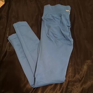 DFYNE bright blue impact leggings size small